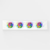 Rose des Regenbogens Banner (Horizontal)