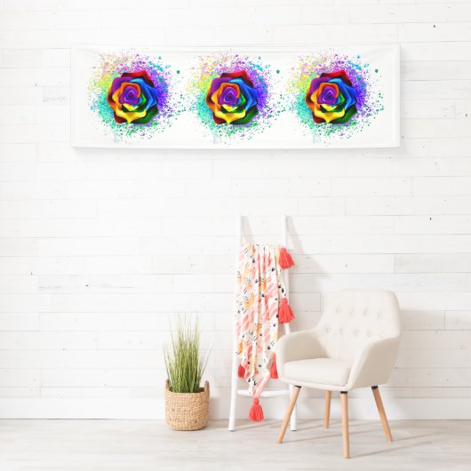 Rose des Regenbogens Banner (Insitu)