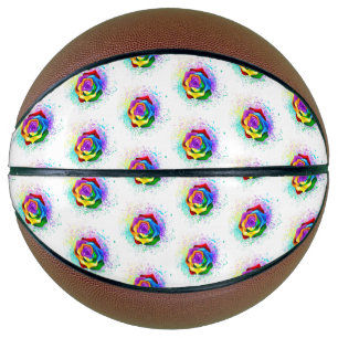 Rose des Regenbogens Basketball