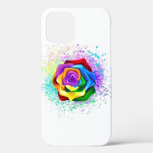 Rose des Regenbogens Case-Mate iPhone Hülle (Rückseite)