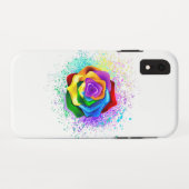 Rose des Regenbogens Case-Mate iPhone Hülle (Rückseite (Horizontal))