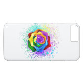 Rose des Regenbogens Case-Mate iPhone Hülle (Rückseite (Horizontal))
