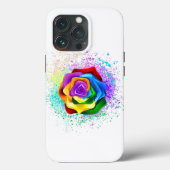 Rose des Regenbogens Case-Mate iPhone Hülle (Rückseite)