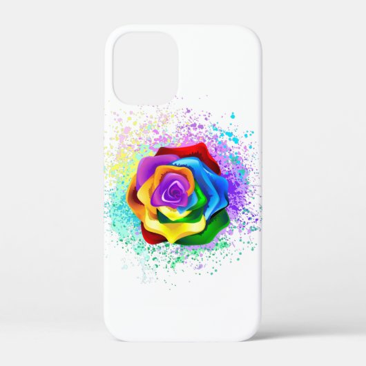 Rose des Regenbogens Case-Mate iPhone Hülle (Rückseite)
