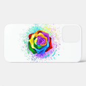 Rose des Regenbogens Case-Mate iPhone Hülle (Rückseite (Horizontal))