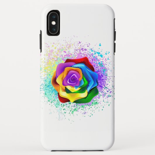 Rose des Regenbogens Case-Mate iPhone Hülle (Rückseite)
