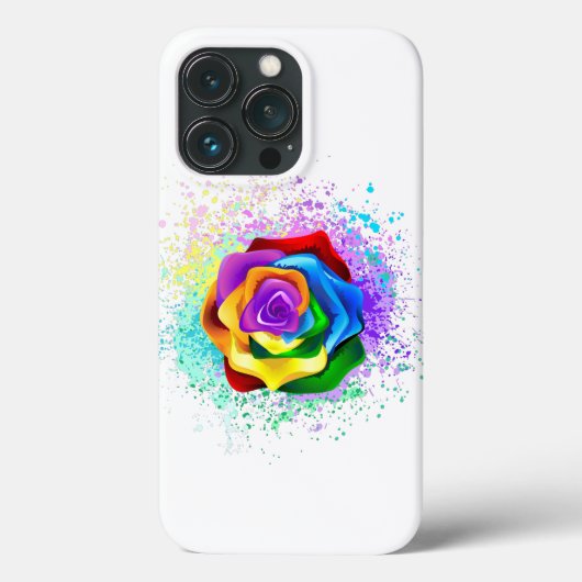 Rose des Regenbogens Case-Mate iPhone Hülle (Rückseite)