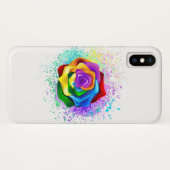 Rose des Regenbogens Case-Mate iPhone Hülle (Rückseite (Horizontal))