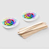 Rose des Regenbogens Fächer (Non-assembled)