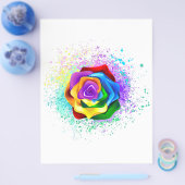 Rose des Regenbogens Flyer (Einzeln)
