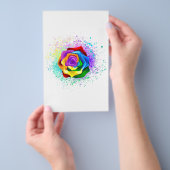 Rose des Regenbogens Flyer (Handgriff)