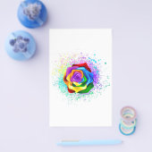 Rose des Regenbogens Flyer (Einzeln)