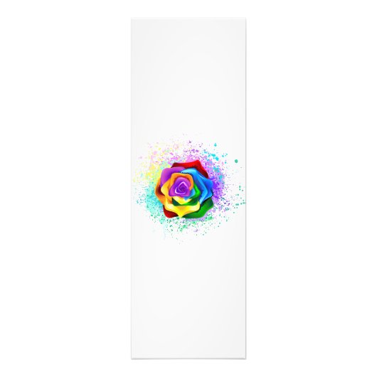 Rose des Regenbogens Fotodruck (Vorne)