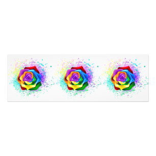 Rose des Regenbogens Fotodruck