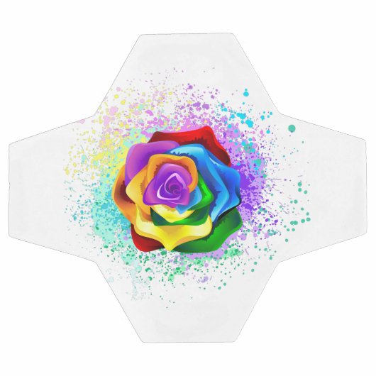 Rose des Regenbogens Fußball (Flach)