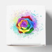 Rose des Regenbogens Geschenkschachtel (Oben)