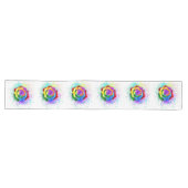 Rose des Regenbogens Großer Tischläufer (Horizontal)