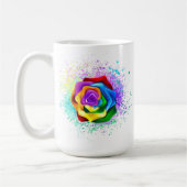 Rose des Regenbogens Kaffeetasse (Links)
