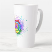 Rose des Regenbogens Milchtasse (Rechte Ecke)