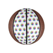 Rose des Regenbogens Mini Basketball (Vertikal)