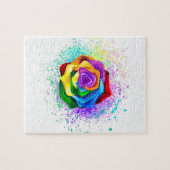Rose des Regenbogens Puzzle (Horizontal)