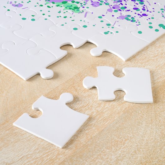 Rose des Regenbogens Puzzle (Seite)