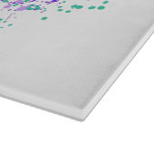 Rose des Regenbogens Schneidebrett (Ecke)