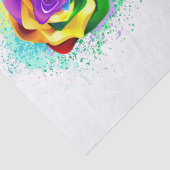 Rose des Regenbogens Seidenpapier (Detail)