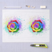 Rose des Regenbogens Seidenpapier (Handwerk)