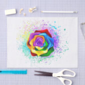 Rose des Regenbogens Seidenpapier (Handwerk)