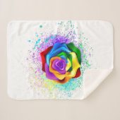 Rose des Regenbogens Sherpadecke (Vorderseite (Horizontal))