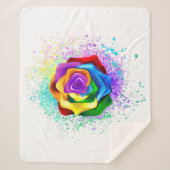 Rose des Regenbogens Sherpadecke (Vorderseite)