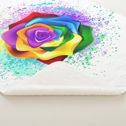 Rose des Regenbogens Sherpadecke (3/4)