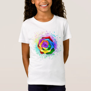 Rose des Regenbogens T-Shirt