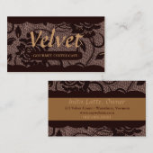 ROSE des SAMT-311-SWEET Visitenkarte (Vorne/Hinten)