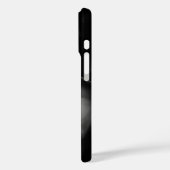 ROSE des Schwarz-weißen FRAKTALS Case-Mate iPhone Hülle (Rückseite / Links)