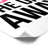 Rose des Tages | Art Print Poster (Ecke)