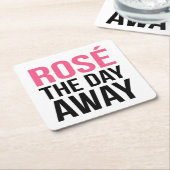 Rose des Tages Rechteckiger Pappuntersetzer (angewinkelt)