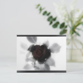 Rose des Trauerspeichers Postkarte (Stehend Vorderseite)