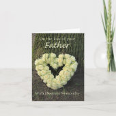 Rose des Vaters Beileid Karte (Vorderseite)