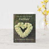 Rose des Vaters Beileid Karte (Gelbe Blume)