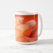Rose Design Kaffeemaschine Tasse (VorderseiteRechts)