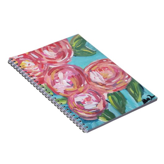 Rose-Design-Notebook Notizblock (Rechte Seite)