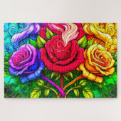 Rose-Design-Puzzle Puzzle (Horizontal)