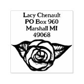 Rose Design Rose Blumengarten Permastempel (Design)