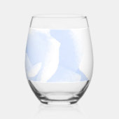 Rose Design Wedding Weinglas Ohne Stiel (Rückseite)