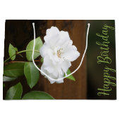 Rose Designer Große Geschenktüte (Vorderseite)