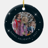 Rose Diamant Foto beste Oma Keramik Ornament (Hinten)