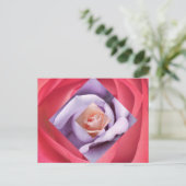Rose Diamond Postcard Postkarte (Stehend Vorderseite)