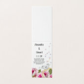 Rose Diamond Ring Verlobung Hochzeit (Außenseite Aufgefaltet)